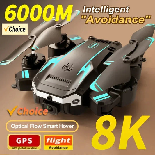 G6 Pro GPS Professional Drone 8K HD Dual-Camera Aerial Photography Omnidirectional Obstacle Avoidance Quadrotor RC Distance 5KM