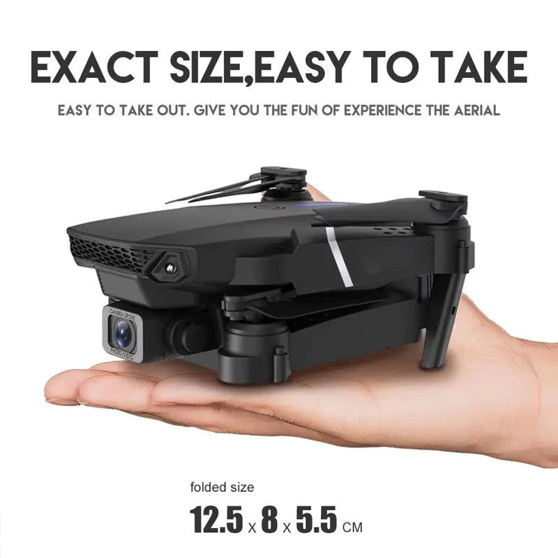 E88 Drone Toy – Dual Camera & One-Key Takeoff