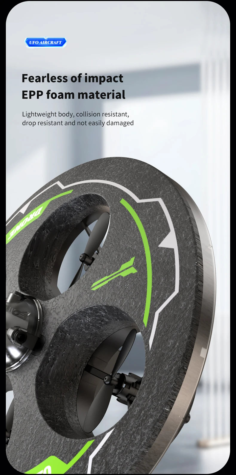 Drone with Camera Foam UAV Ufo Intelligent Obstacle Avoidance Aerial Aircraft 2.4G 4CH Mini RC Helicopter Dron Toys for Kids