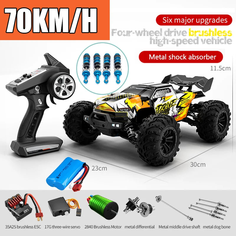 RC Off-Road Car – 70KM/H High Speed & Brushless Motor