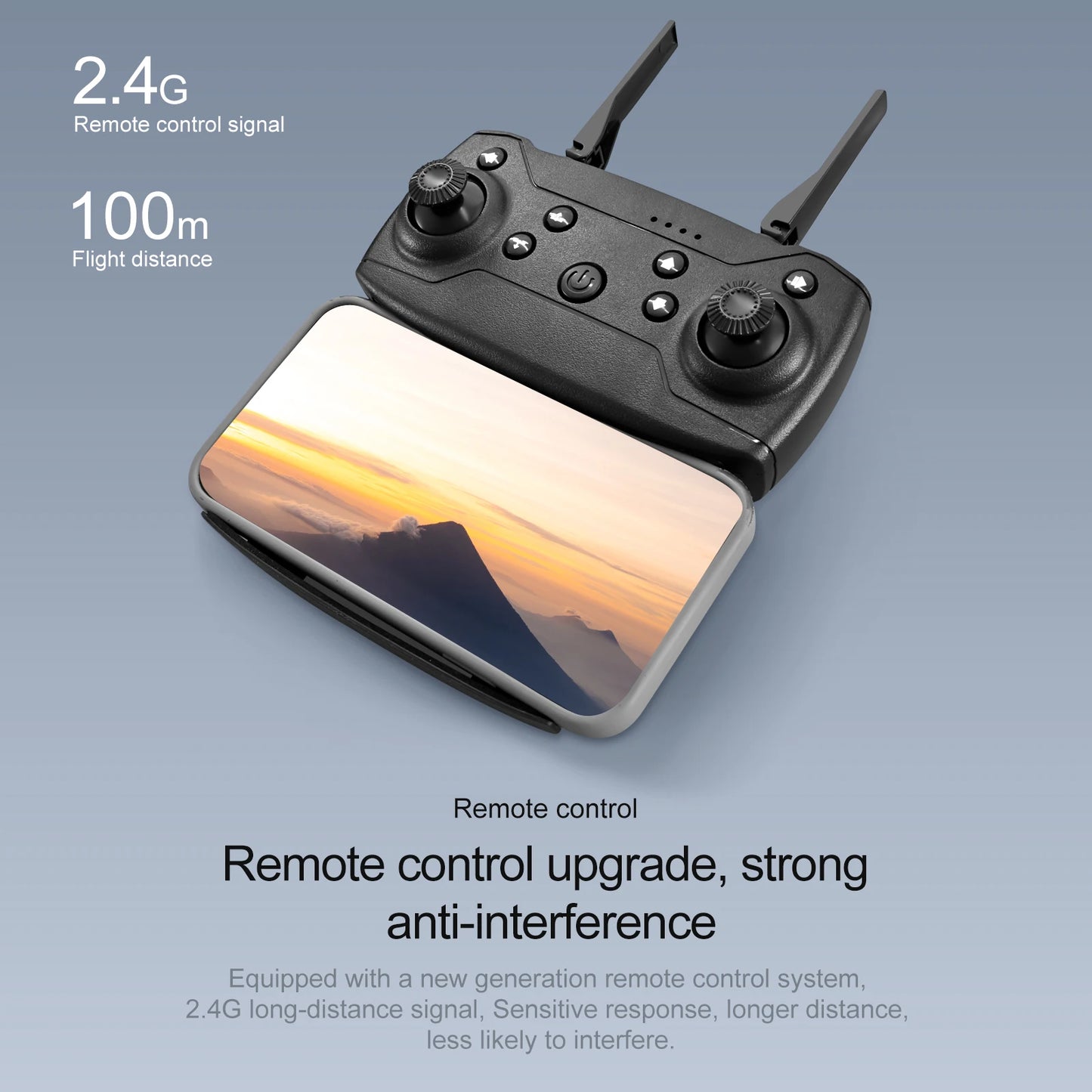 E88 Drone with HD Camera | Quadcopter, Long Battery Life, Altitude Hold, Portable Lightweight Remote Control Aircraft for Kids