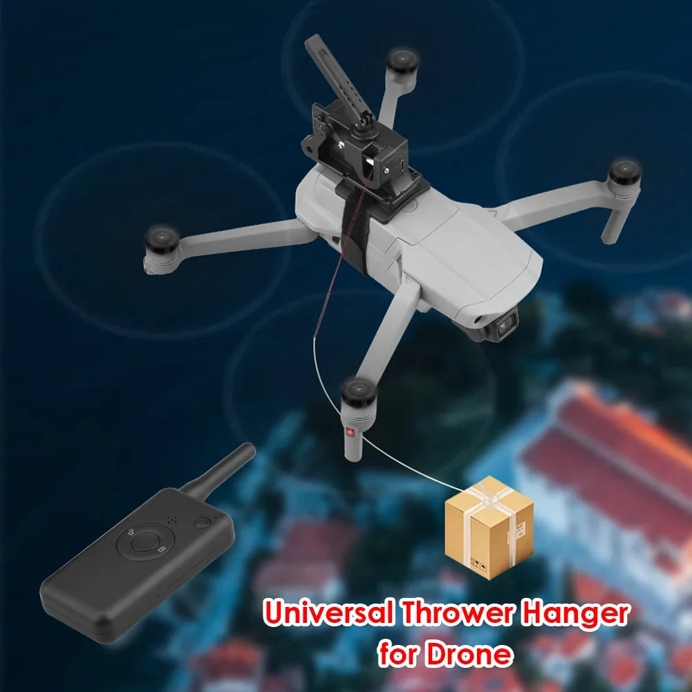 Drone Thrower Airdrop Air Drop System for DJI Mavic 2/Pro/Air 2/Air/FIMI X8SE Life Remotely Delivery Airdrop Fishing Life Rescue