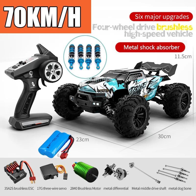 RC Off-Road Car – 70KM/H High Speed & Brushless Motor