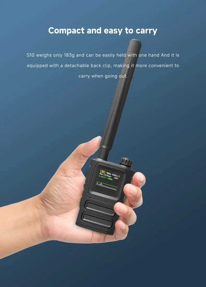Detect 300M-6GHZ Frequency Drone Detector Support Russian English Handheld Drone Alarms
