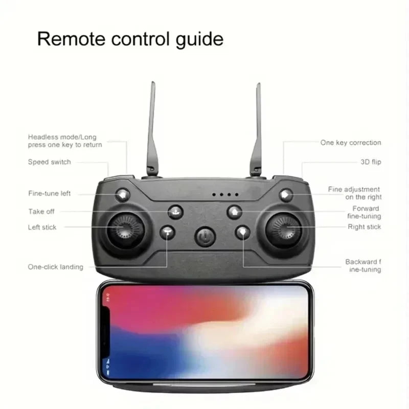 E88 Pro 4K Camera Drone – Foldable & WiFi FPV