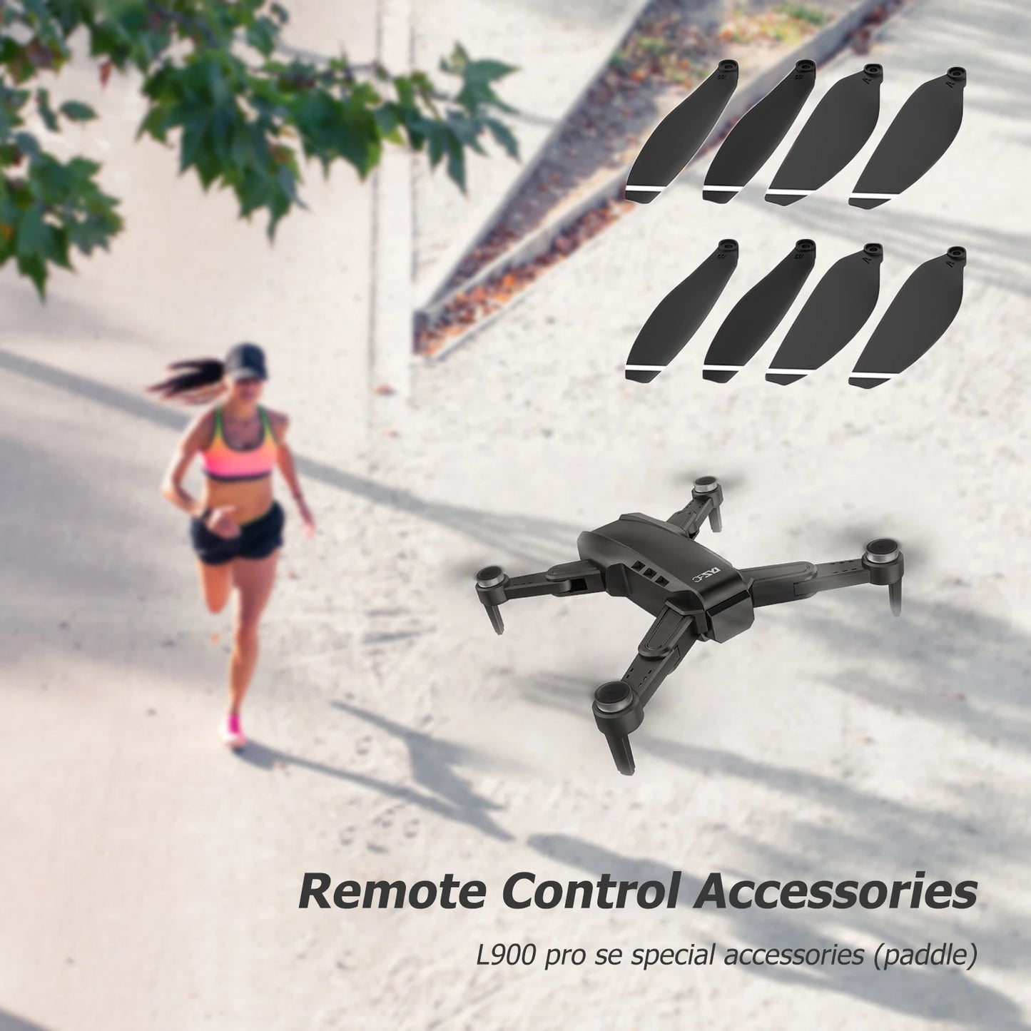 Plastic Drone Propeller Lightweight Drone Propeller Blade Replacement Kits Drone Wing Fans Spare Parts for L900 Pro Se