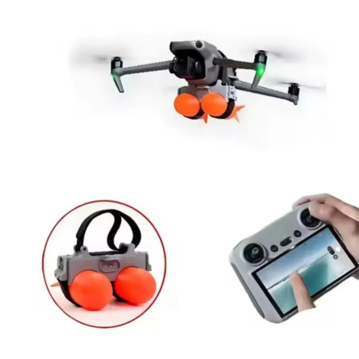 Highly Recommended-Unlimited Distance Drone Double Drop Release With Light Sensing Remote For DJI Mavic 3 B