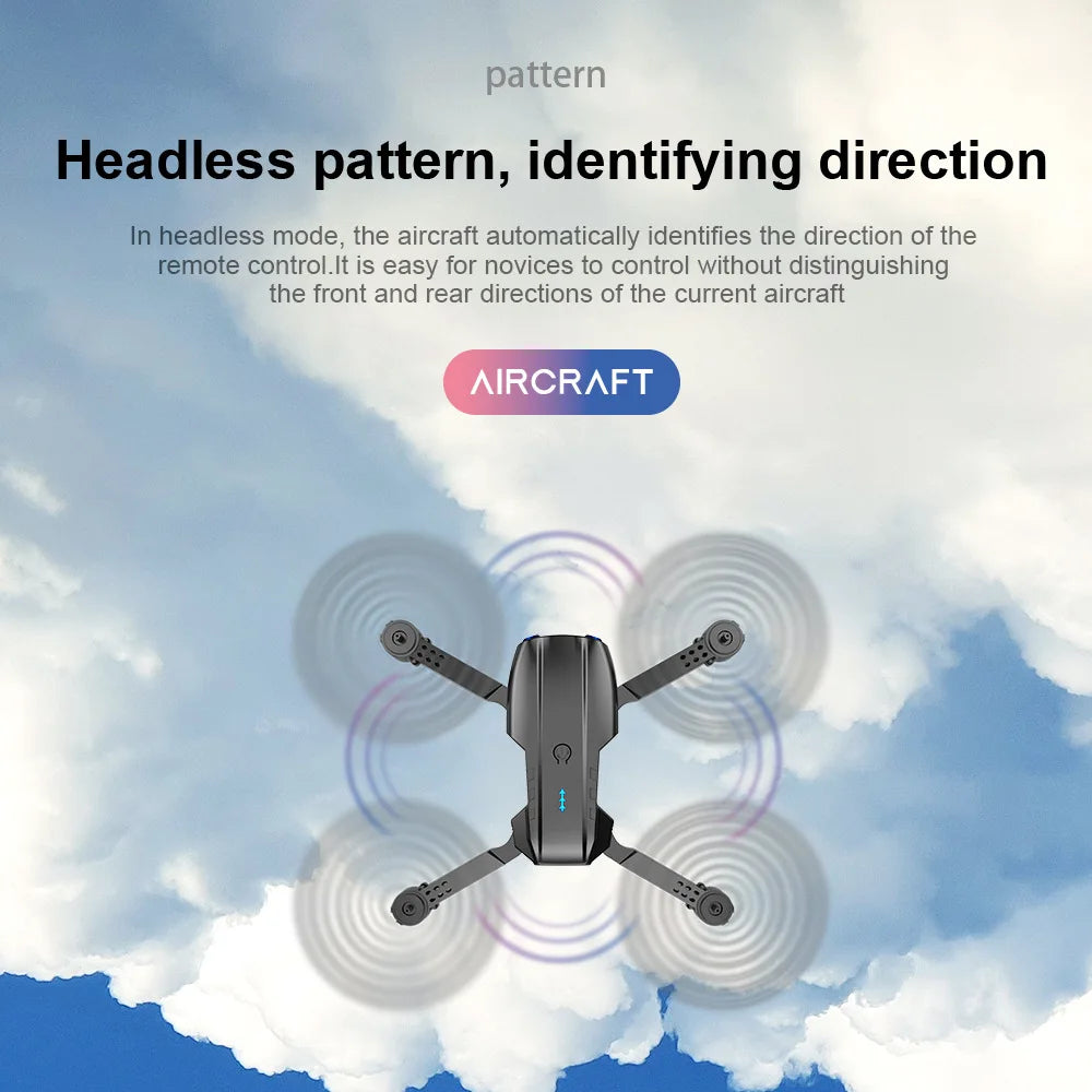 E99Pro Drone HD Professional 4k drone Dual Camera WIFI fpv Aircraft Quadcopte Obstacle Avoidance Aerial Photography Drone
