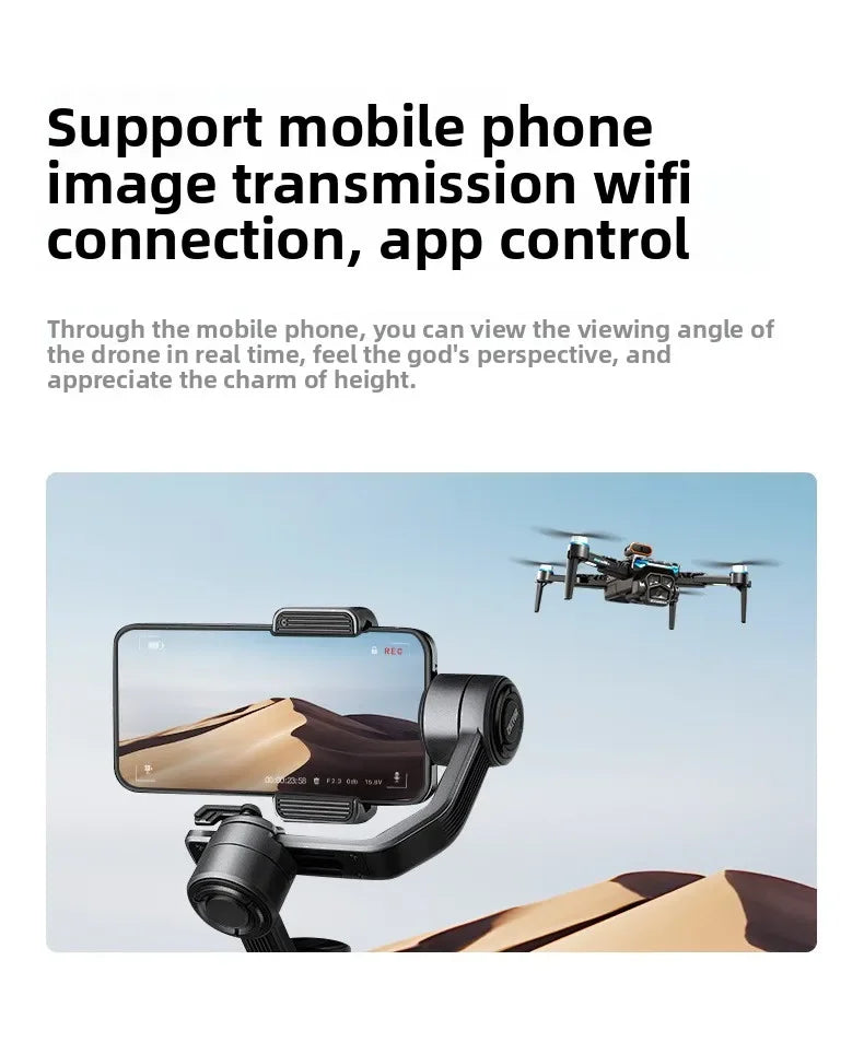 Aircraft Foreign Trade New D13 Drone with 5.6-inch Screen Control Brushless Quadcopter Obstacle Avoidance Remote-controlled