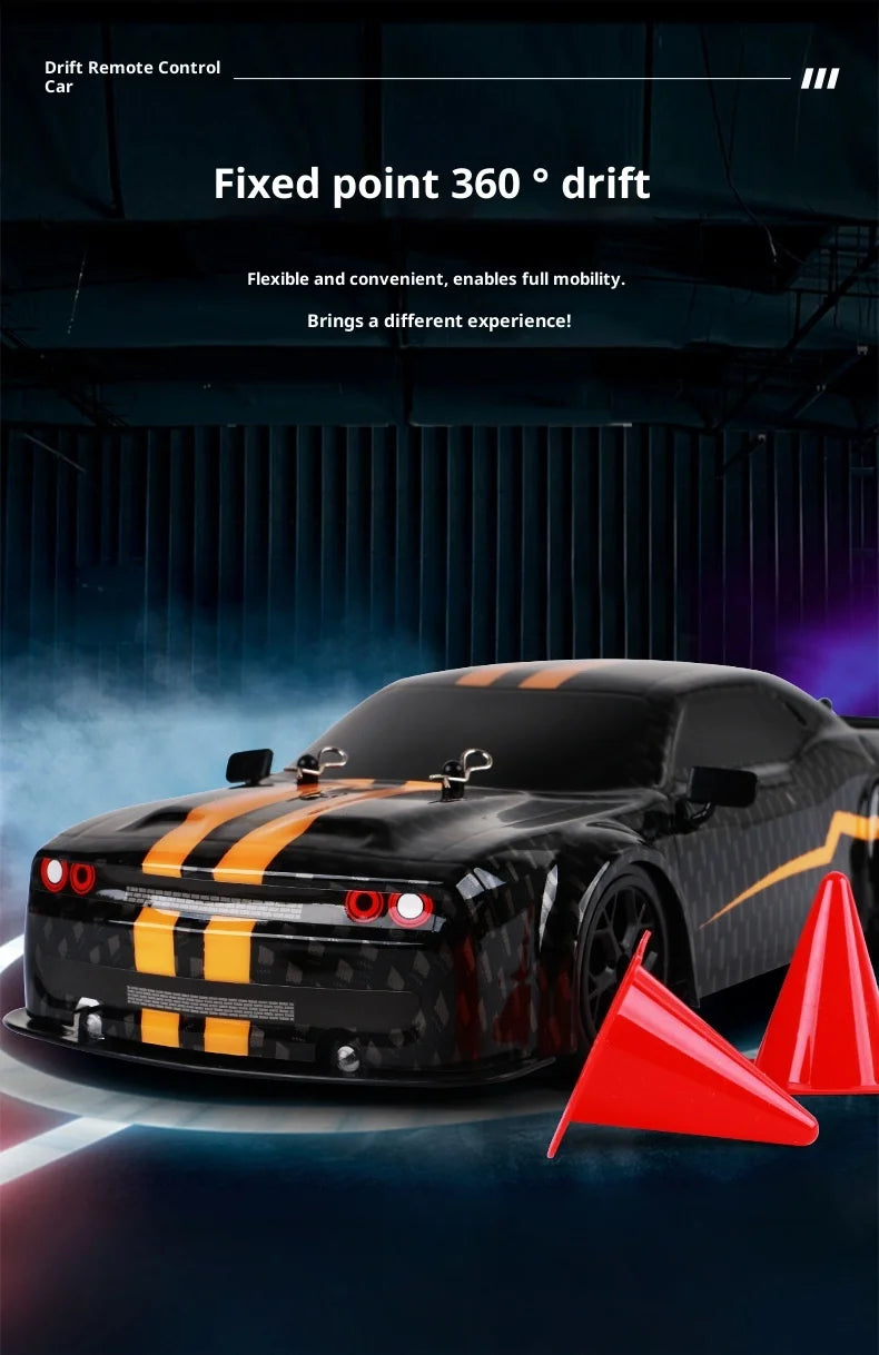 High-Speed RC Car: Remote-Controlled Drifting Vehicle with Four-Wheel Drive, Fast-Diving Electric Toy Car Model,Ideal for Racing