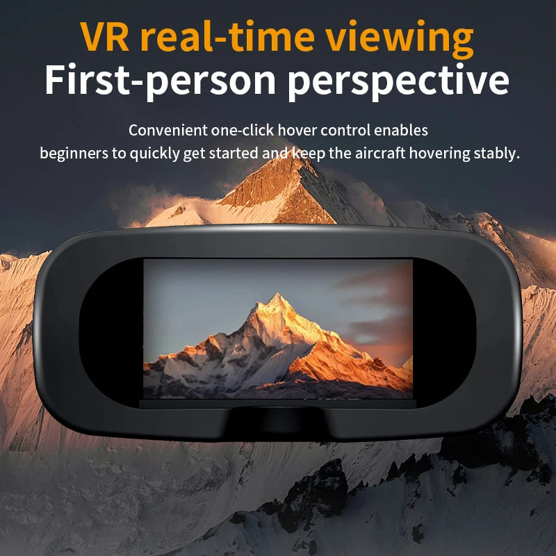 Foldable Four-Axis Drone – Dual Camera & 360° Roll Feature