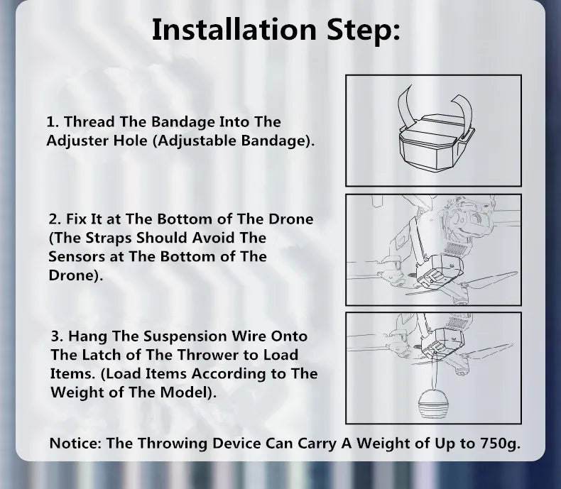 Drone Airdrop System for DJI Mini 3 Pro/Mini 3/ Mini 2 SE/Mavic 2/2S /Phantom 3 4/4 Pro for Wedding Scene Fishing Bait Rescue