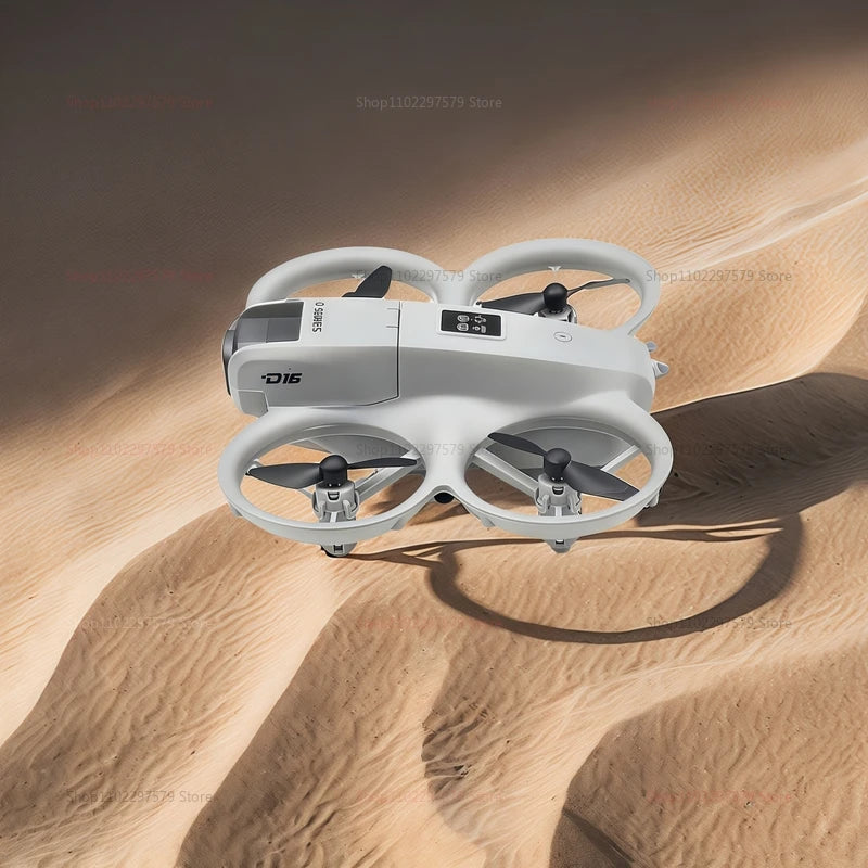 2025 NEW D16 Drone with 180° Electric Adjustable 8K HD Camera WiFi Light Flow Obstacle Avoidance RC Quadcopter Toy Gift for Kid