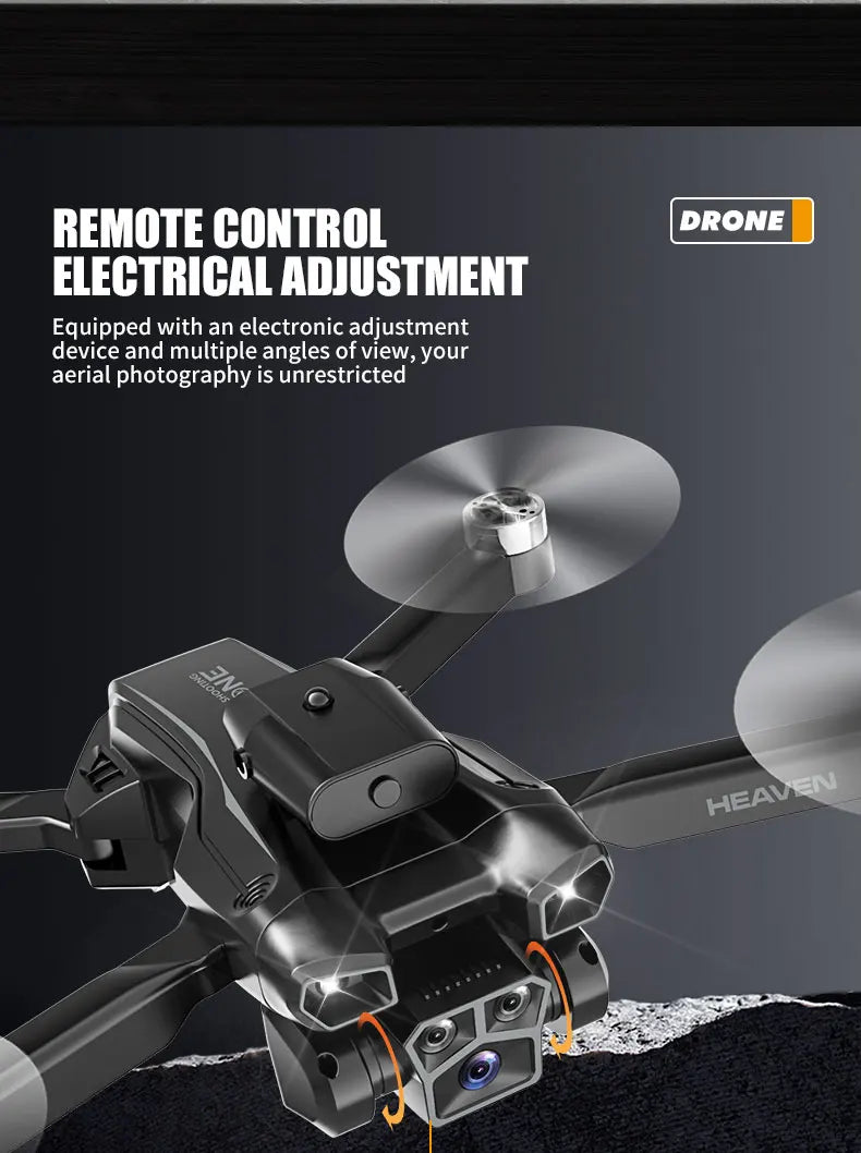 Drone aerial view brushless motor with obstacle avoidance optical flow foldable quadrotor foldable remote control airplane toy