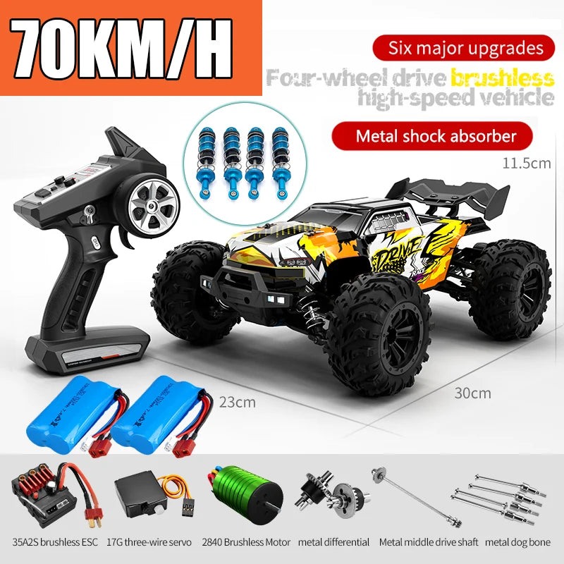 RC Off-Road Car – 70KM/H High Speed & Brushless Motor