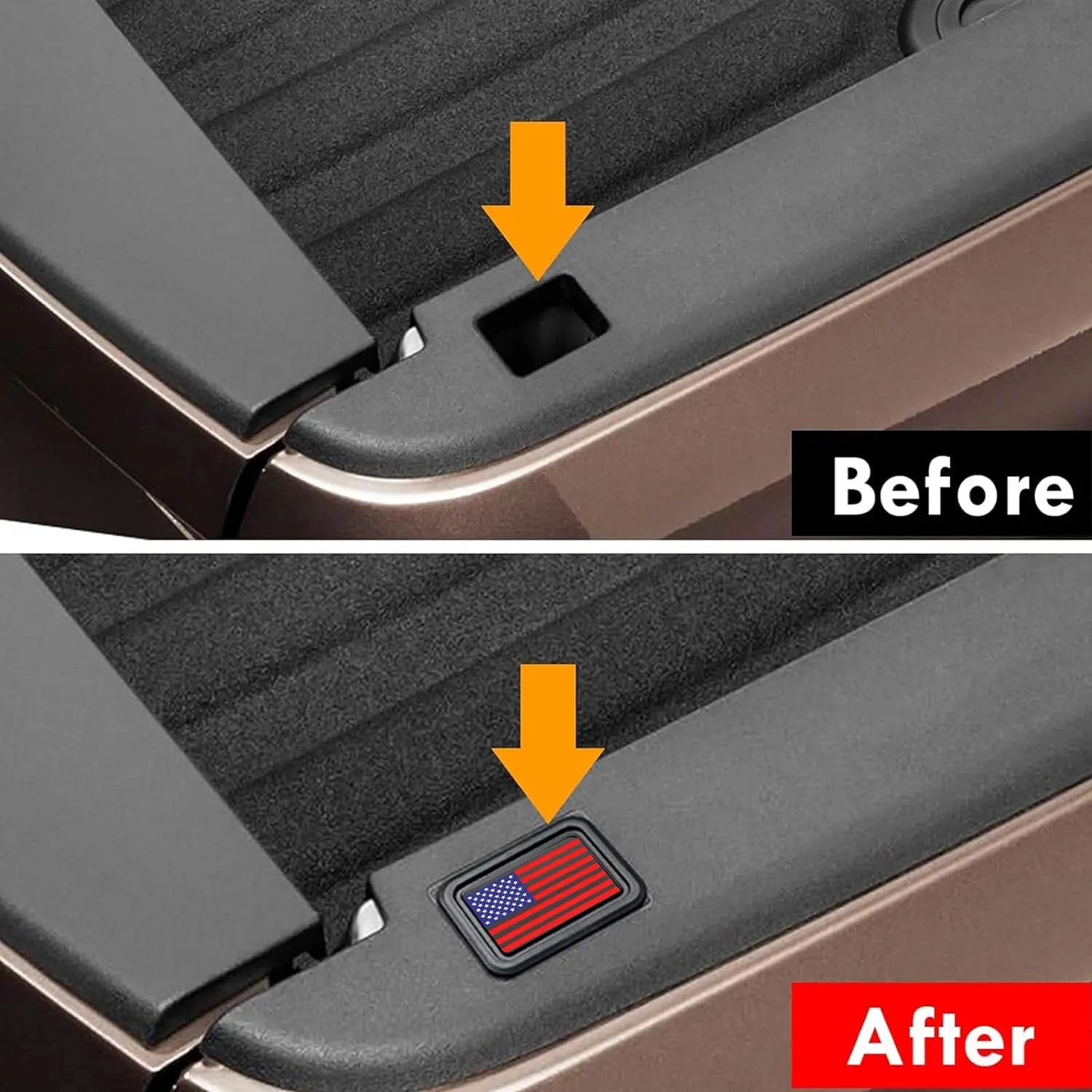 Bed Rail Stake Pocket Covers For Dodge RAM 1500 2019-2024 Truck Stake Hole Caps Plugs