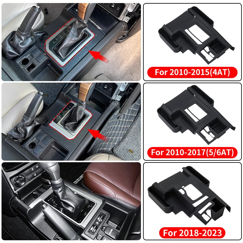 Central Console Gearbox Box Cover for 2010-2023 Toyota Land Cruiser Prado 150 Lc150 nternal Decoration Accessories Upgrade
