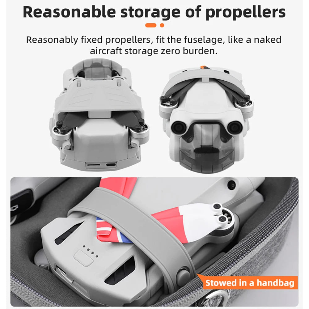BRDRC Propeller Holder for DJI Mini 3/Mini 3 Pro Drone Wings Stabilizer Protector Blades Fixed Strap Mount Guard Accessories