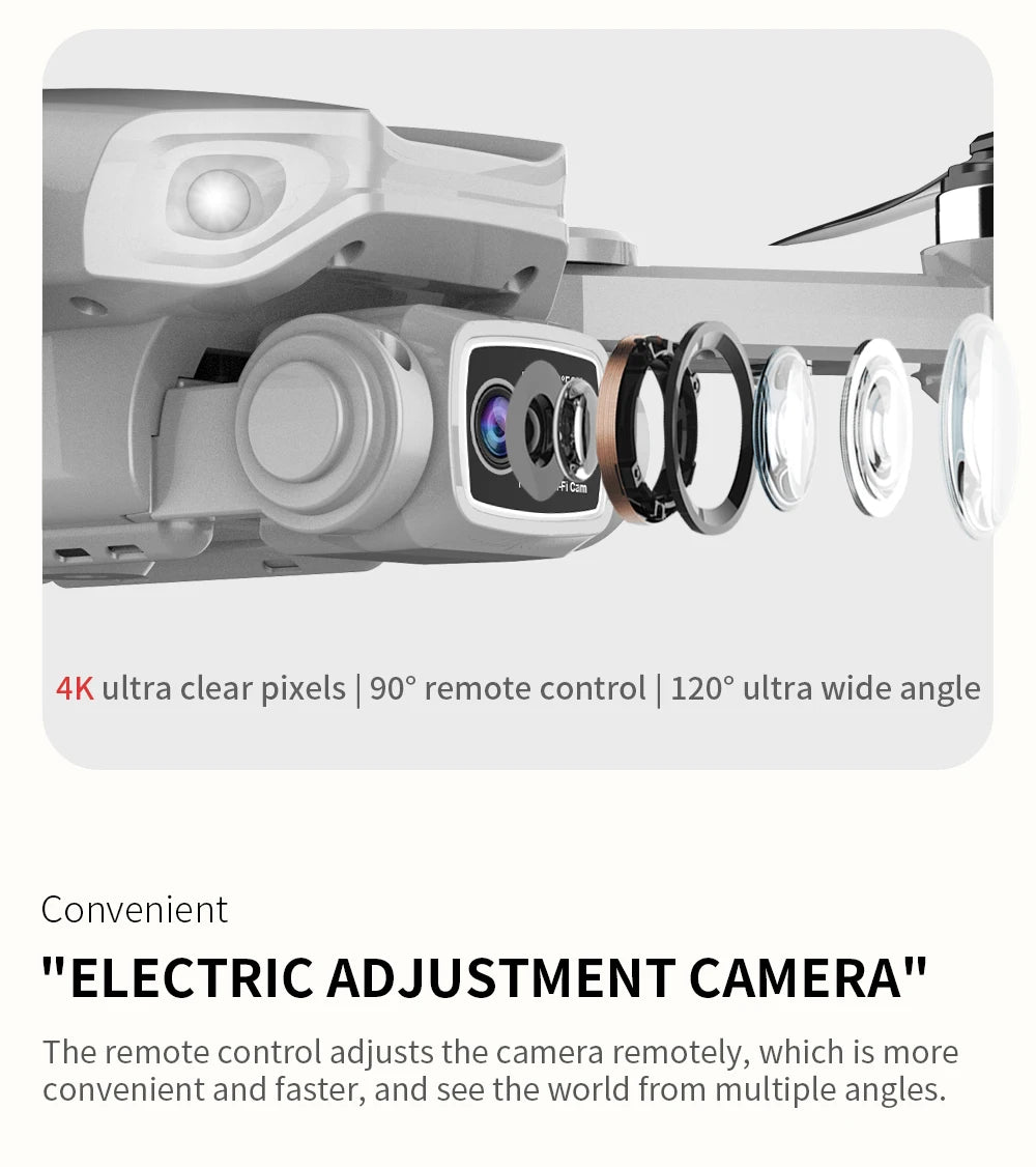 Drone L900 Pro 4K GPS Camera Quadcopter – Foldable & Brushless