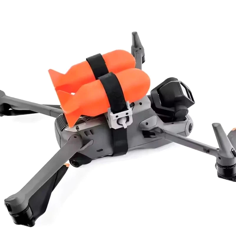 (NEW) Drone Double Thrower Light Induction Remote Control Distance Unlimited Rescue Delivery For DJI Mini4/4Pro
