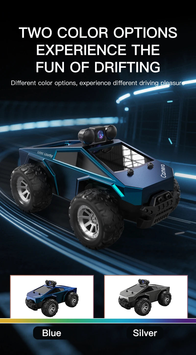 Rc Car with Camera High-Speed Climbing Car Wifi Picture 1:28 Remote Control Off-Road Vehicle Real-Time Transmission Xmas Gift