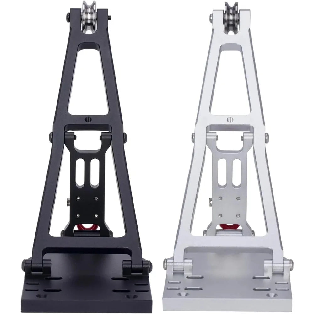 1/10 Scale Aluminum Truck Crane Arm Kit, Tow Build Updates for Axial Capra 1.9 UTB Trail Buggy RC Crawler, Black Upgrade Parts