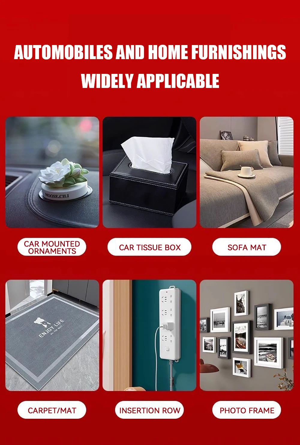 Adhesive Fastener Tape Extra Strong Carpet Fixing Sticker Double Side Hook-and-loop Fastener Auto Adhesive tape Comforter Fixing