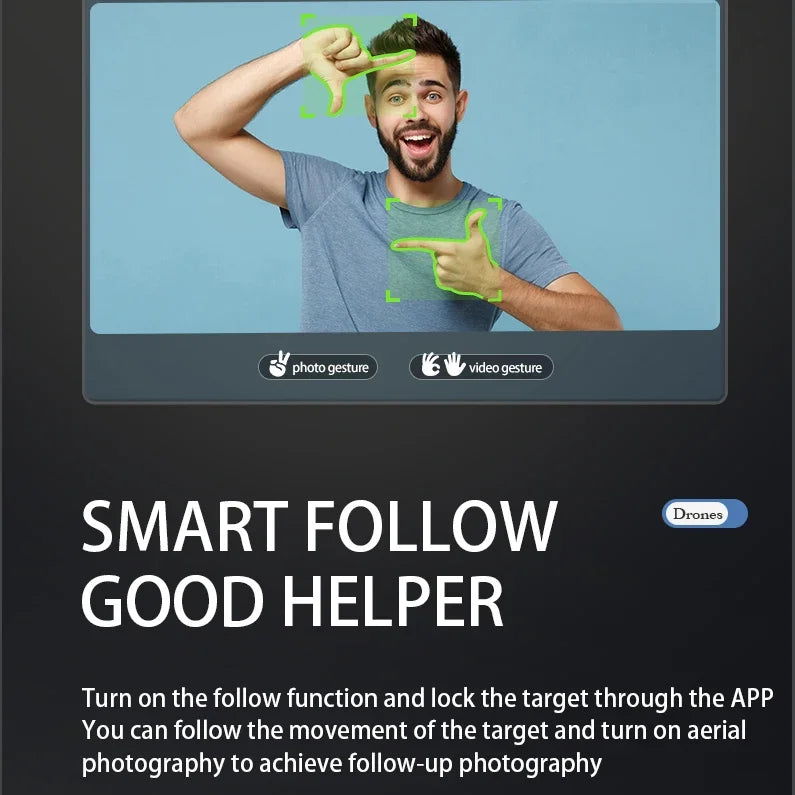 Drone Professinal 8K HD Dual Camera 5G WIFI Wide Angle Optical Flow Localization Brushless Motor RC Quadcopter