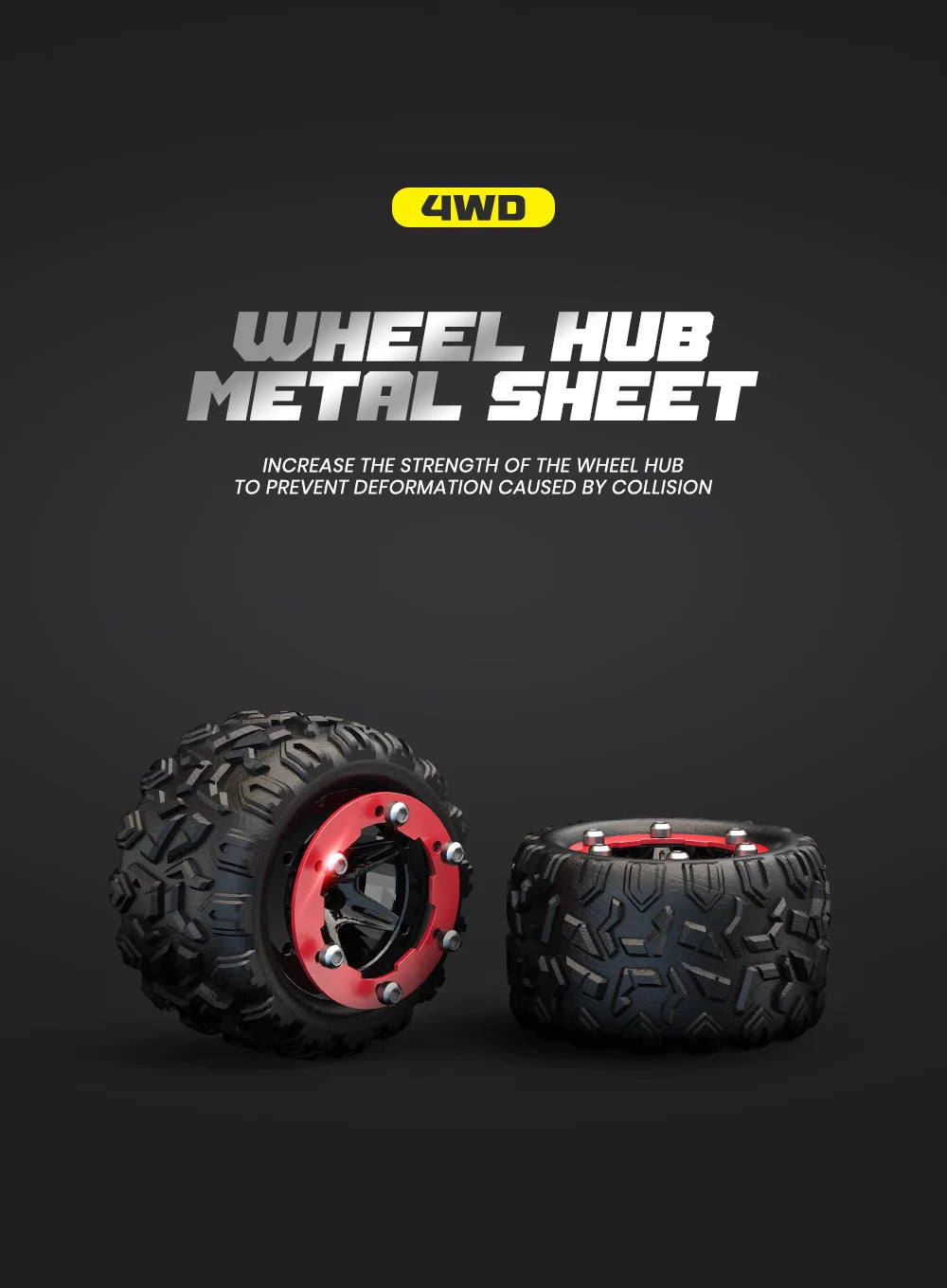 1:18 Full Scale Four-Wheel Drive High-Speed Remote Control Car Off-Road Pickup Truck Climbing Car Rc Racing Model