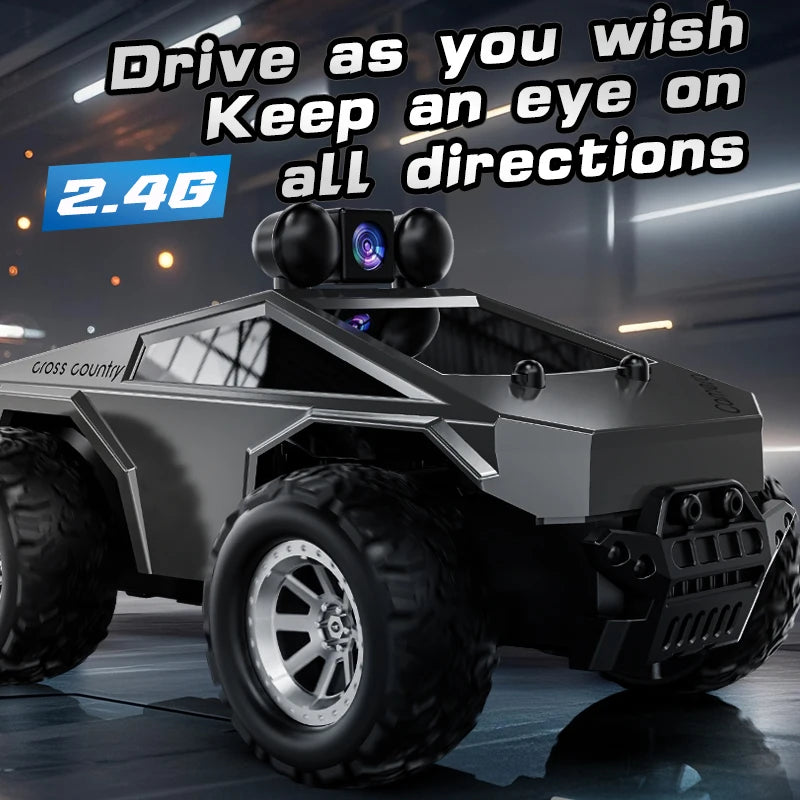 Rc Car with Camera High-Speed Climbing Car Wifi Picture 1:28 Remote Control Off-Road Vehicle Real-Time Transmission Xmas Gift