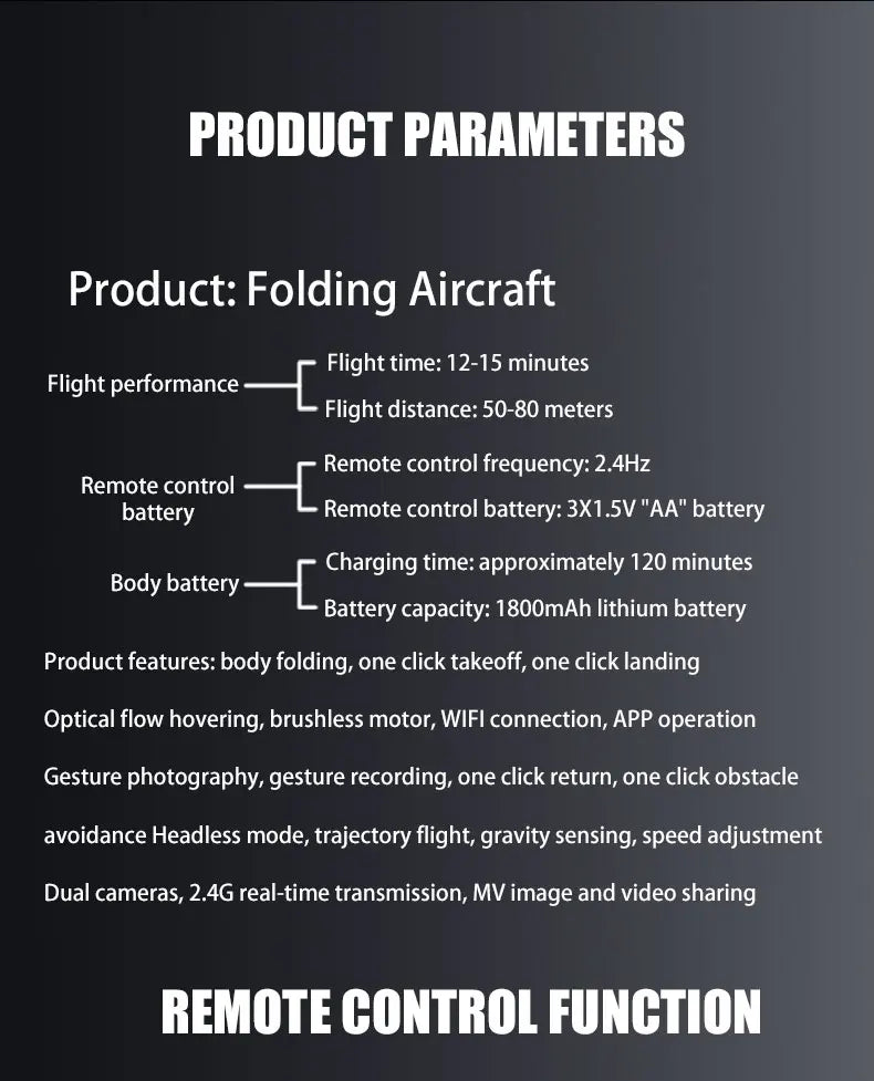 Folding Drone with Brushless Motor – Obstacle Avoidance & Optical Flow