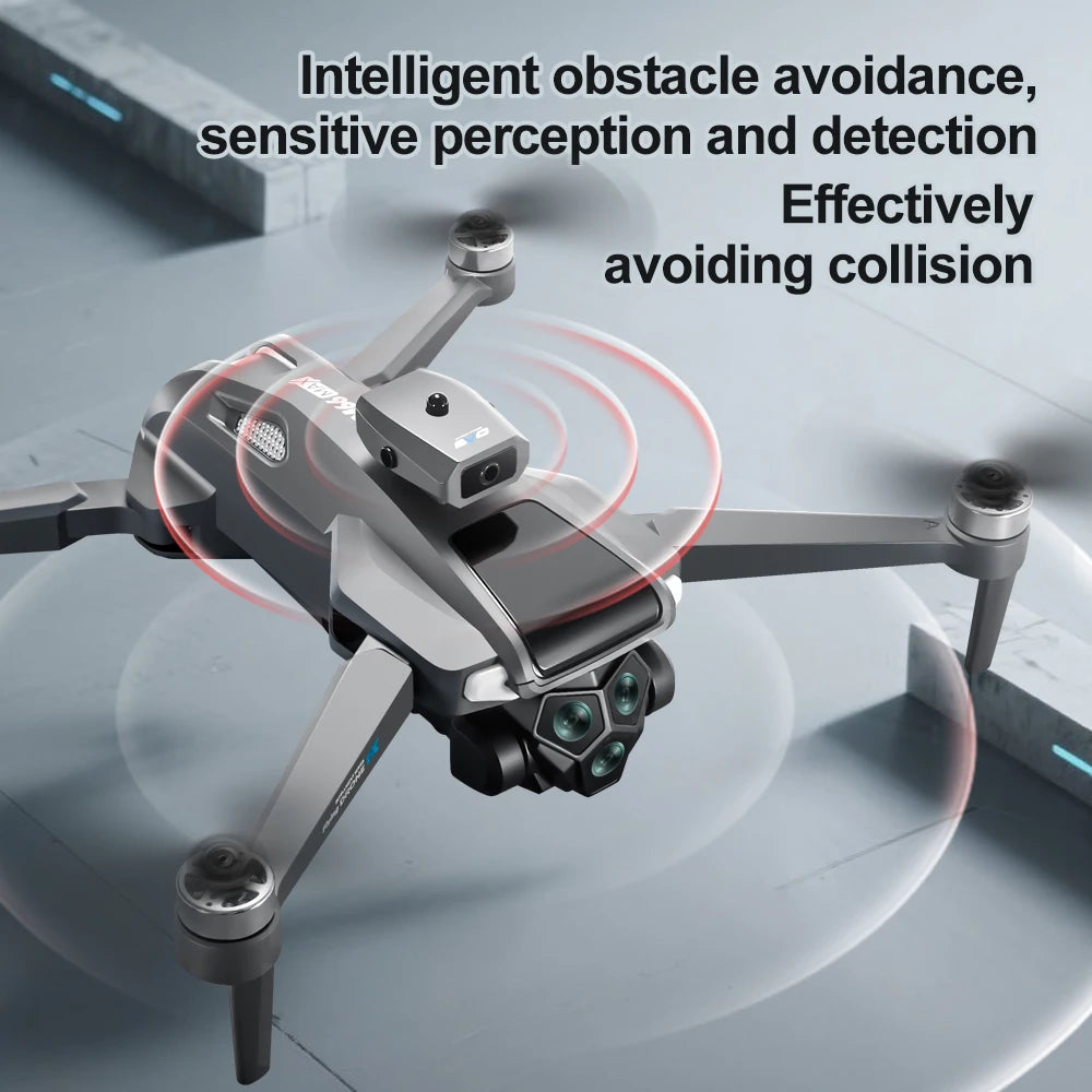 4K Dual Camera Drone – Professional Video Quadcopter with Obstacle Avoidance