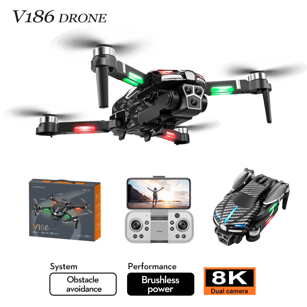 Drone student professional aerial photography 8k high-definition obstacle avoidance remote control aircraft toy mini aircraft