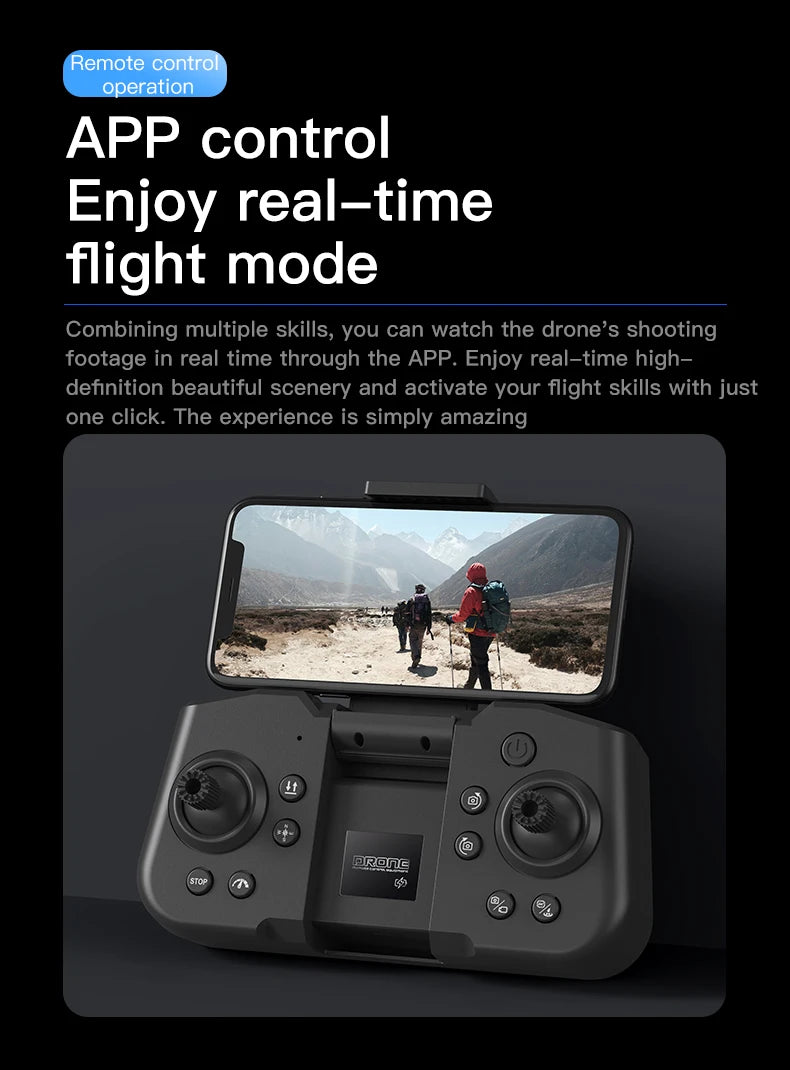 NEW X226 Drone VR Remote Control Brushless Dual Image Transmission HD Aerial Optical Flow Hover Obastacle Avoidance UAV Boys Toy