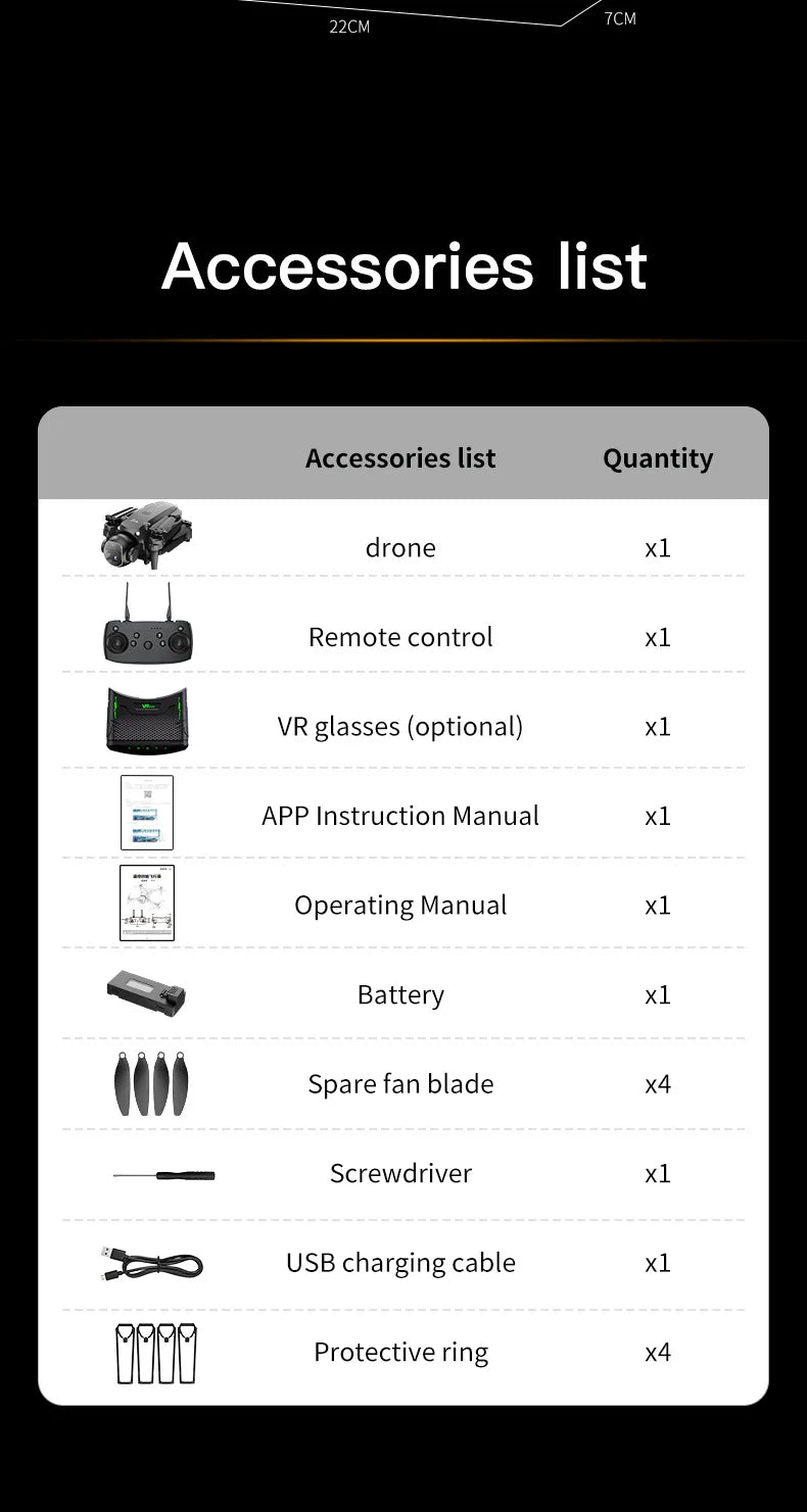 Foldable Four - Axis Drone with 360° Roll Feature - Dual Camera, Optical Flow Hover, Six - Axis Gyroscope & One - Click Landing