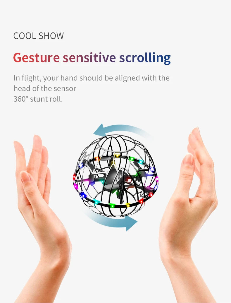 4DRC V49 Drone for Soccer Competition WiFi Fpv Obstacle Avoidance Helicopter Fixed Height RC Flying Ball Toys Starter Gifts