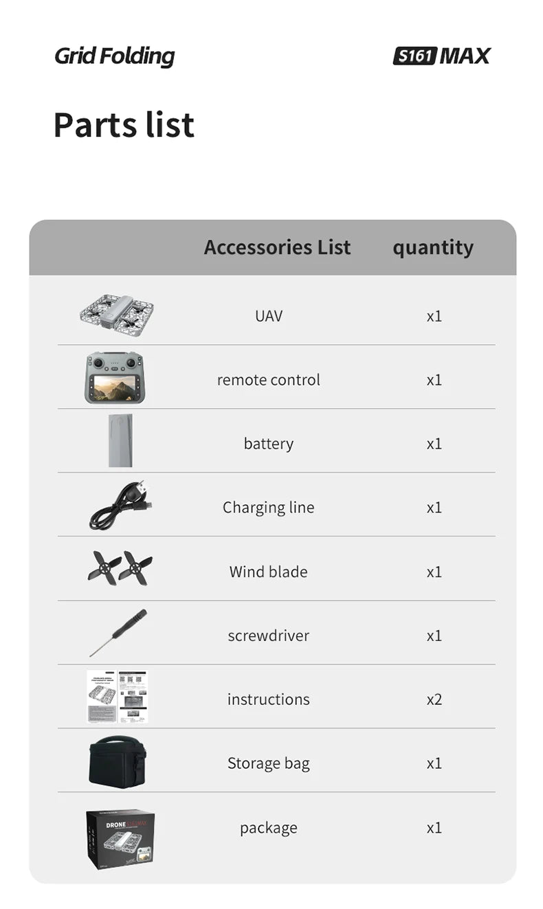 drone new S161 Four Sided Obstacle Avoidance Dual Camera Optical Flow Positioning Aerial Drone Remote-controlled Aircraft