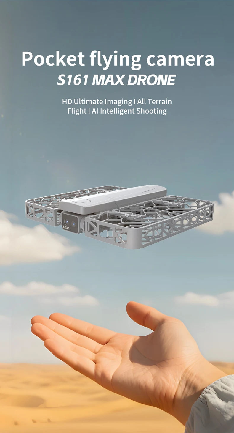 drone new S161 Four Sided Obstacle Avoidance Dual Camera Optical Flow Positioning Aerial Drone Remote-controlled Aircraft