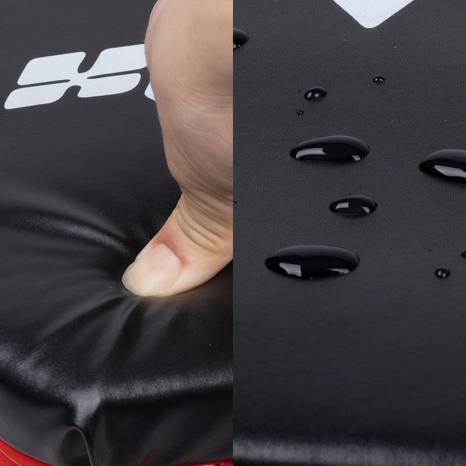 3-in-1 Rolling Mechanic Creeper Z Seat, Foldable Garage Chair Lay Down Sit Lean Back, Under Car Shop Auto Repair, Red Black