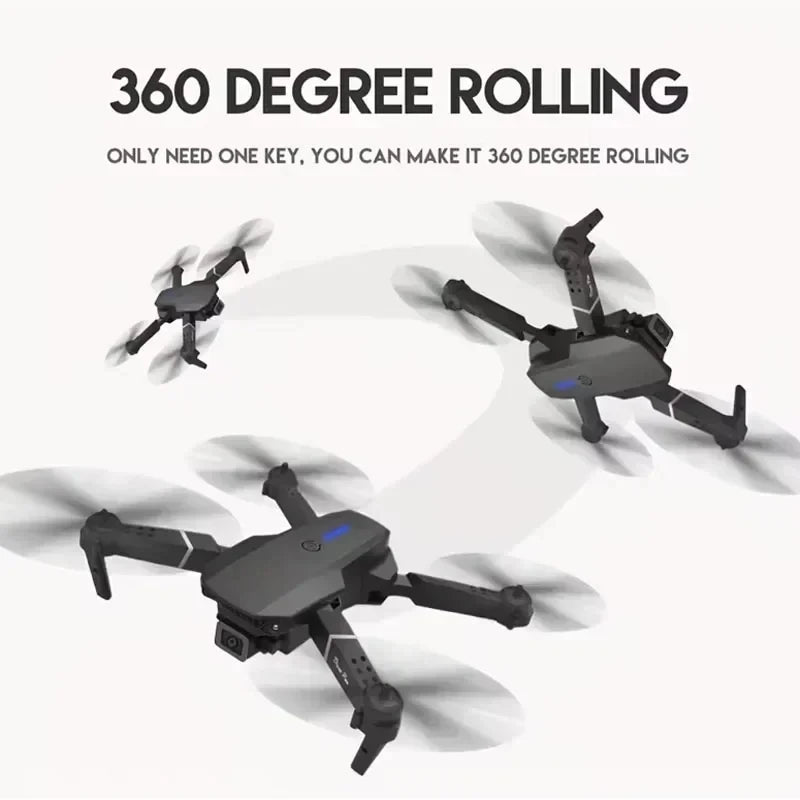 E88 Pro 4K Camera Drone – Foldable & WiFi FPV