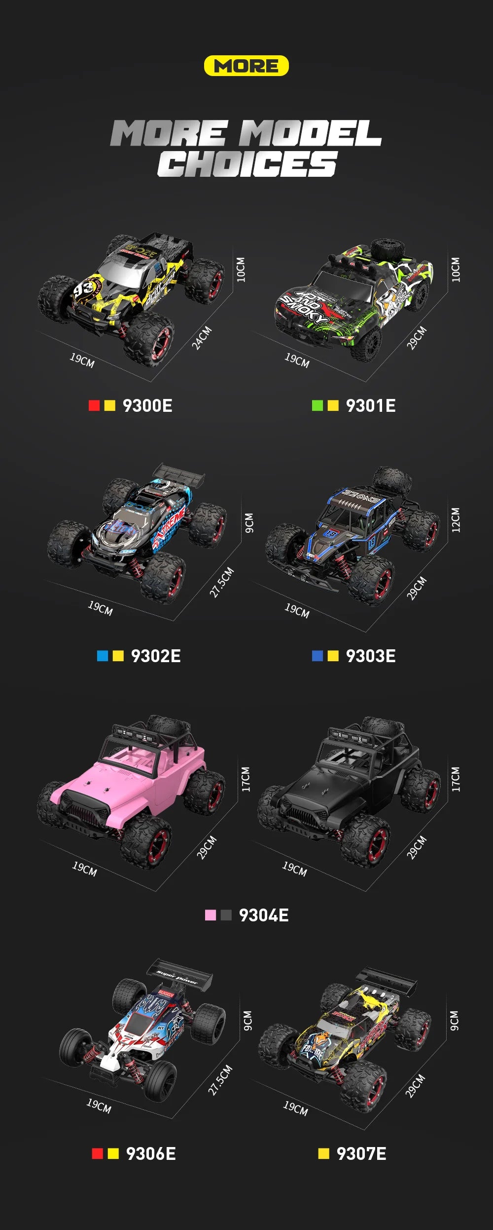 1:18 Full Scale Four-Wheel Drive High-Speed Remote Control Car Off-Road Pickup Truck Climbing Car Rc Racing Model