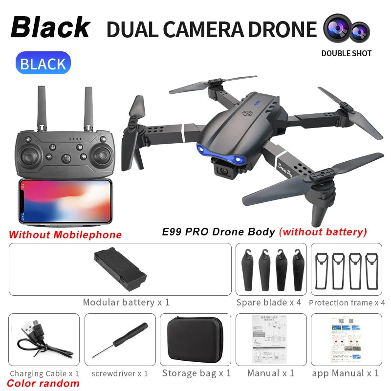 E99Pro 4K RC Drone – Dual Camera & 5G WiFi FPV