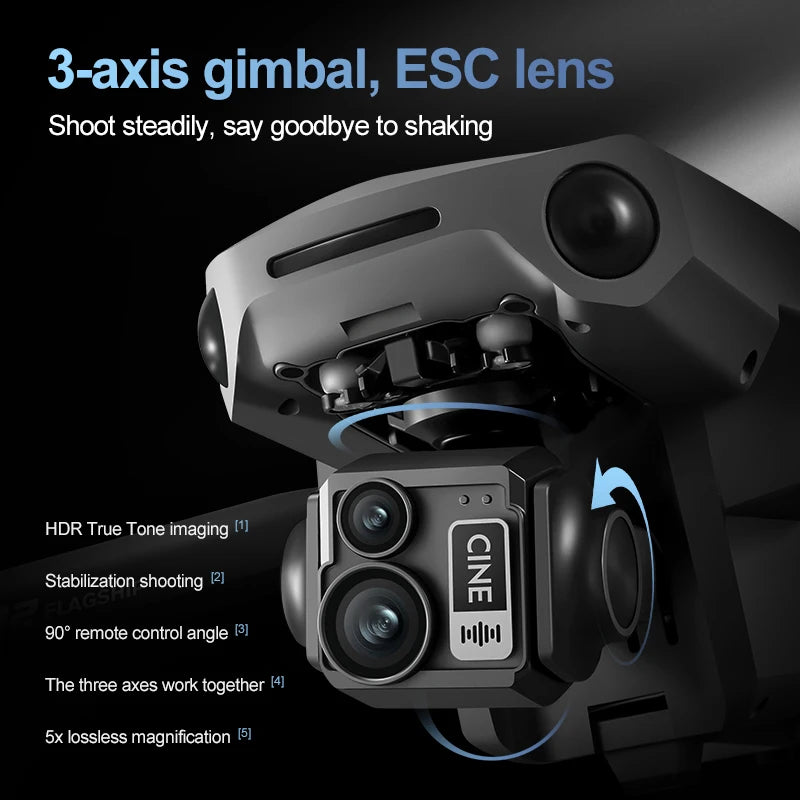 ZLL D12 Drone – 8K Dual Camera & 360° Obstacle Avoidance