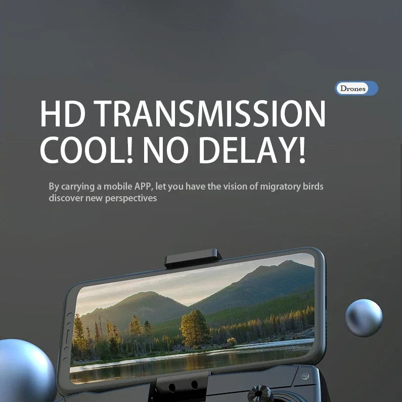 Drone Professinal 8K HD Dual Camera 5G WIFI Wide Angle Optical Flow Localization Brushless Motor RC Quadcopter