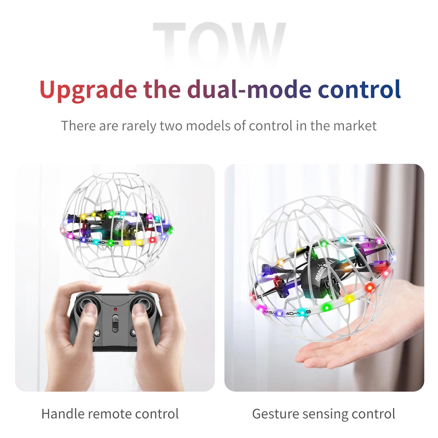 4DRC V49 Drone for Soccer Competition WiFi Fpv Obstacle Avoidance Helicopter Fixed Height RC Flying Ball Toys Starter Gifts