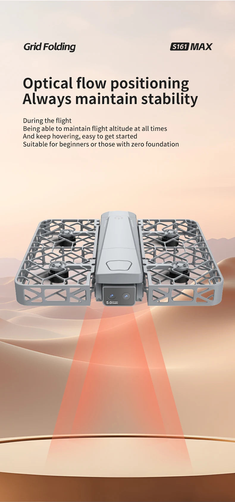 drone new S161 Four Sided Obstacle Avoidance Dual Camera Optical Flow Positioning Aerial Drone Remote-controlled Aircraft