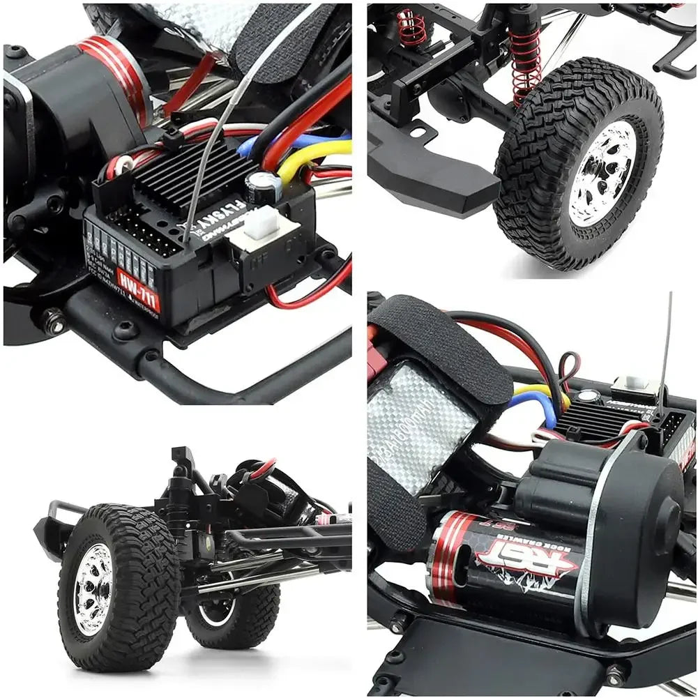 Rgt Rc Car 1:10 4wd Remote Control Crawler Off-road Rock Cruiser Rc-4 136100v3 4x4 Waterproof Electric Car Toys For Children