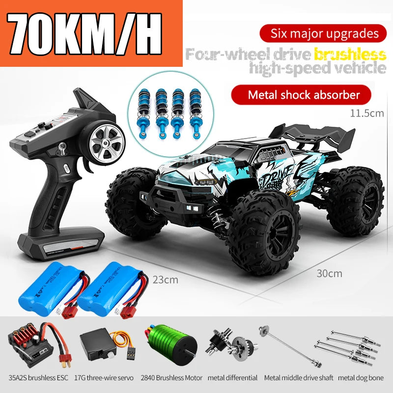 RC Off-Road Car – 70KM/H High Speed & Brushless Motor