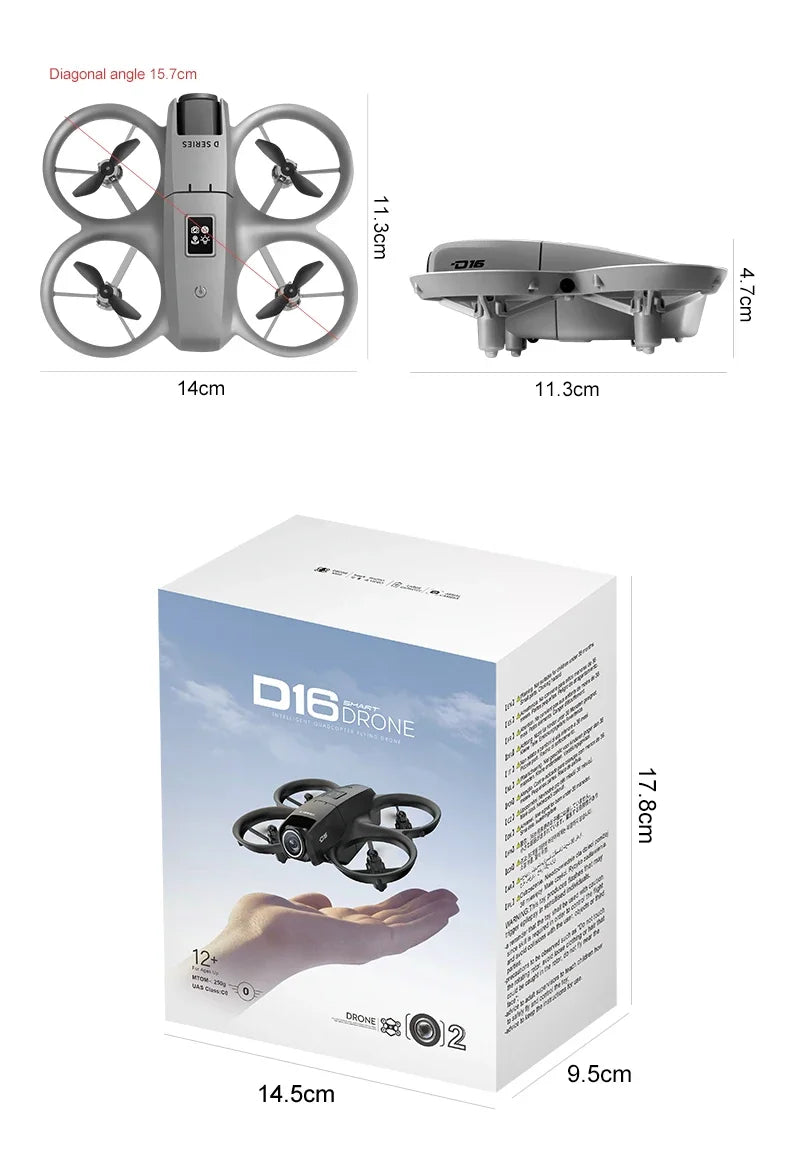 Xiaomi D16 GPS UAV 8K Aerial HD Profesional Dual-camera Helicopter Optical Flow Positioning Avoidance Type Brushless Motor Drone