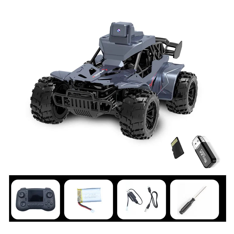 RC Car with Camera & LCD Remote – FPV Real-Time Video Transmission
